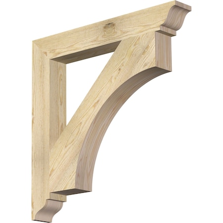 Ekena Millwork Westlake Traditional Rough Sawn Bracket, Douglas Fir, 4"W x 30"D x 30"H BKT04X30X30WTL01RDF